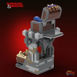 Mimic DnD Dice Tower