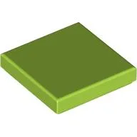 Tile 2 x 2 with Groove / Lime
