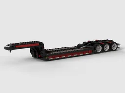 Goosneck Trailer for Yellow CAT Trucks