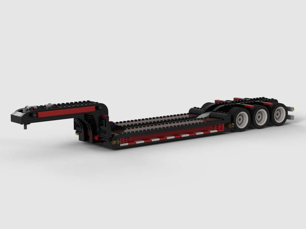 Lego Goosneck Trailer for Yellow CAT Trucks