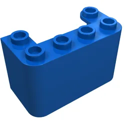 Windscreen 2 x 4 x 2 Vertical / Blue