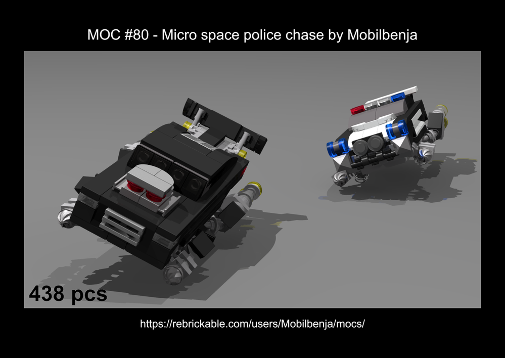 Lego Micro space police chase