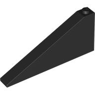 Lego Brick Sloped 25° 1 x 8 x 3 / Black