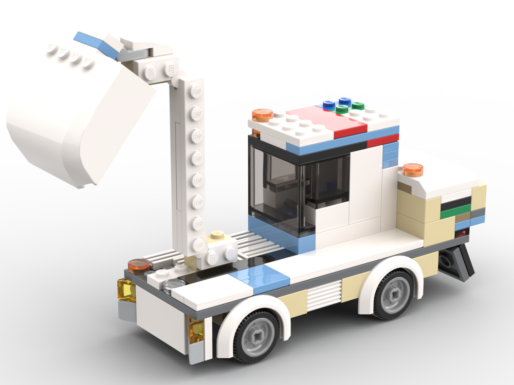 Lego Excavator truck