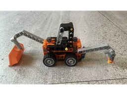 Backhoe With Auger
