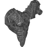 Large Figure Torso Cover, Armour, Toa Inika (Type 2) [Plain] / Pearl Dark Gray