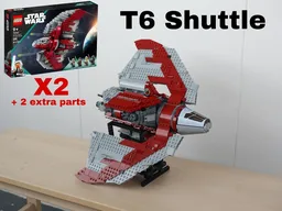 Ahsoka's T6 shuttle UCS style