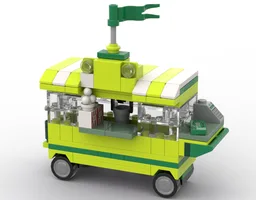 Pop Corn Vendor Wagon
