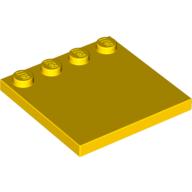 Lego Plate Special 4 x 4 with Studs on One Edge [Plain] / Yellow