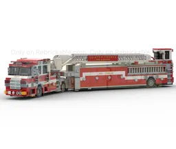 2015 Pierce Velocity Tiller Fire Truck Fairfax County