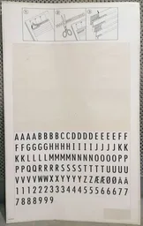 Sticker Sheet 1 for Set 9550-4