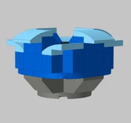 Blue Lego Flower