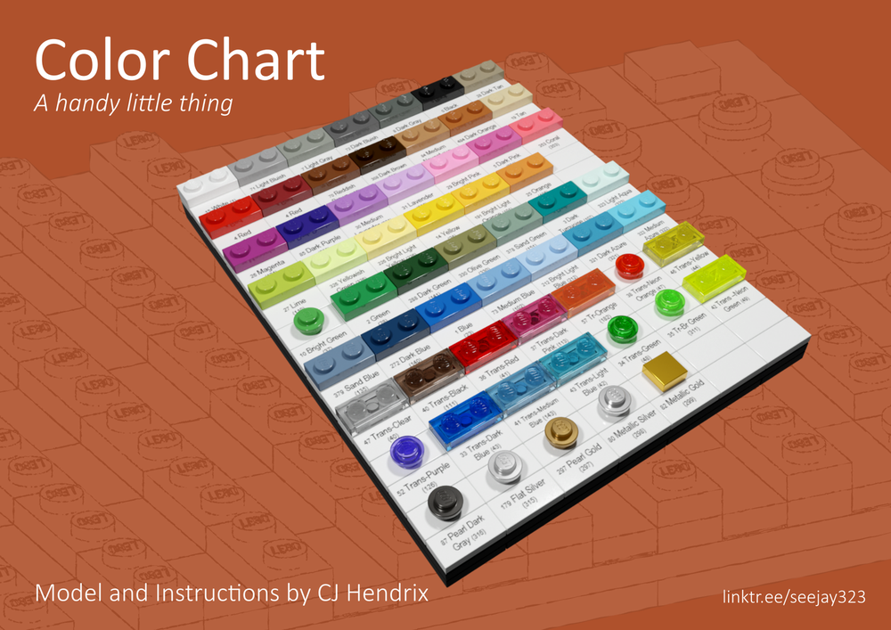 Lego Color Chart