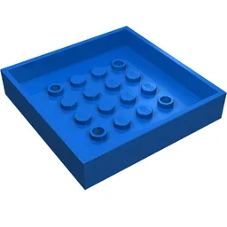 Box 6 x 6 Bottom / Blue