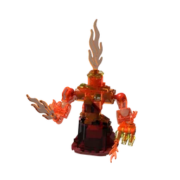 Fire elemental and pyromancer