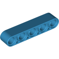 Lego Technic Beam 1 x 5 Thick / Dark Azure