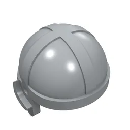Hat / Helmet, Aviator Cap / Light Bluish Gray