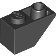 Brick Sloped Inverted 45° 2 x 1 / Black