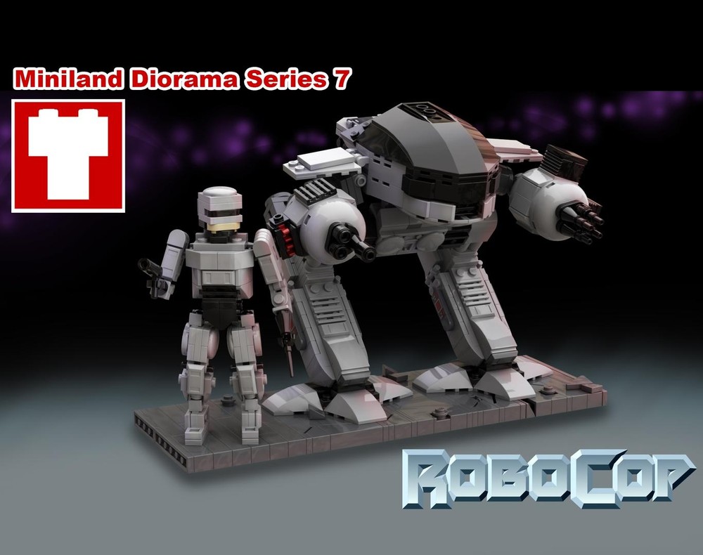 Lego Miniland Dioramas - 7 RoboCop (1987)