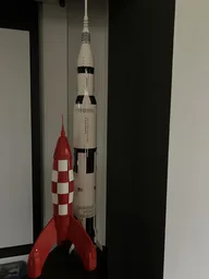 1:110 Scale Tintin's Rocket
