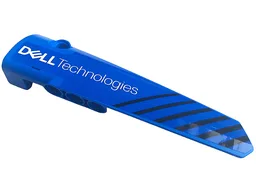 Technic, Panel Fairing # 5 Long Smooth, Side A with Black Diagonal Stripes and White 'DELL Technologies' Pattern (Sticker) - Set 42141