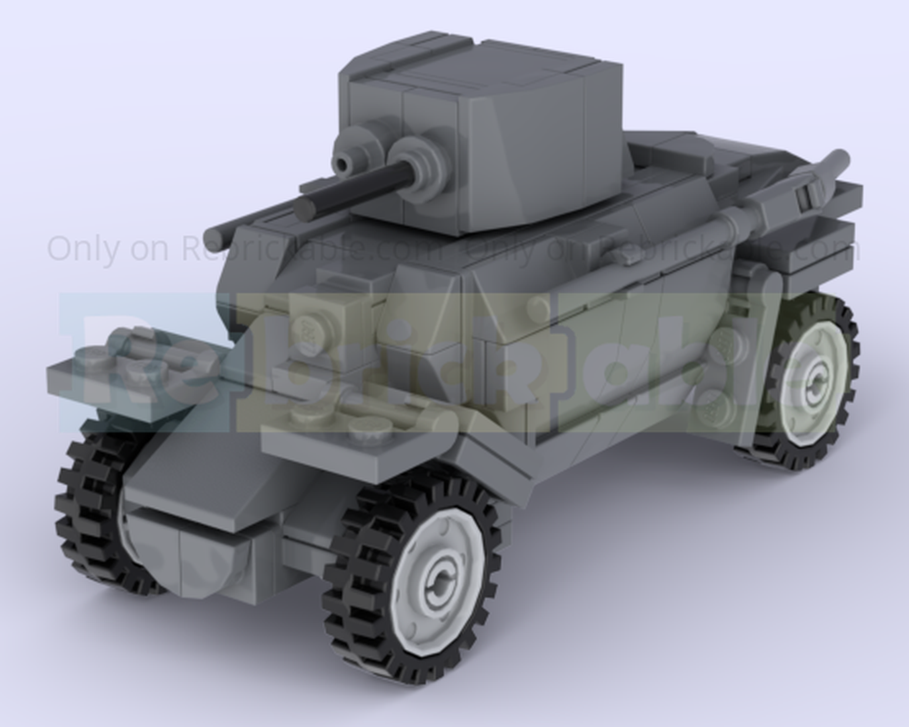 Lego Hungarian ww2 armoured car 39M Csaba