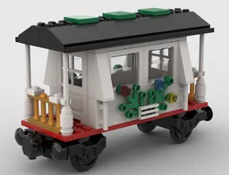 Shorty Passenger Rail Cars for Set 10173 Holiday Train