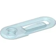 Clikits Paper Clip / Hair Clip, 1 Hole / Trans-Very Lt Blue