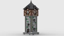 Mini-Medieval-Modulars 44 - "Clocktower"
