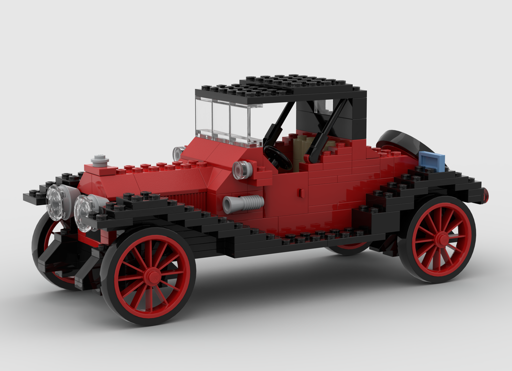 Lego Cadillac 1913 Roadster - A Revamp of the Classic LEGO Set 390