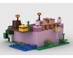 Minecraft Cherry House 21268 Alternative