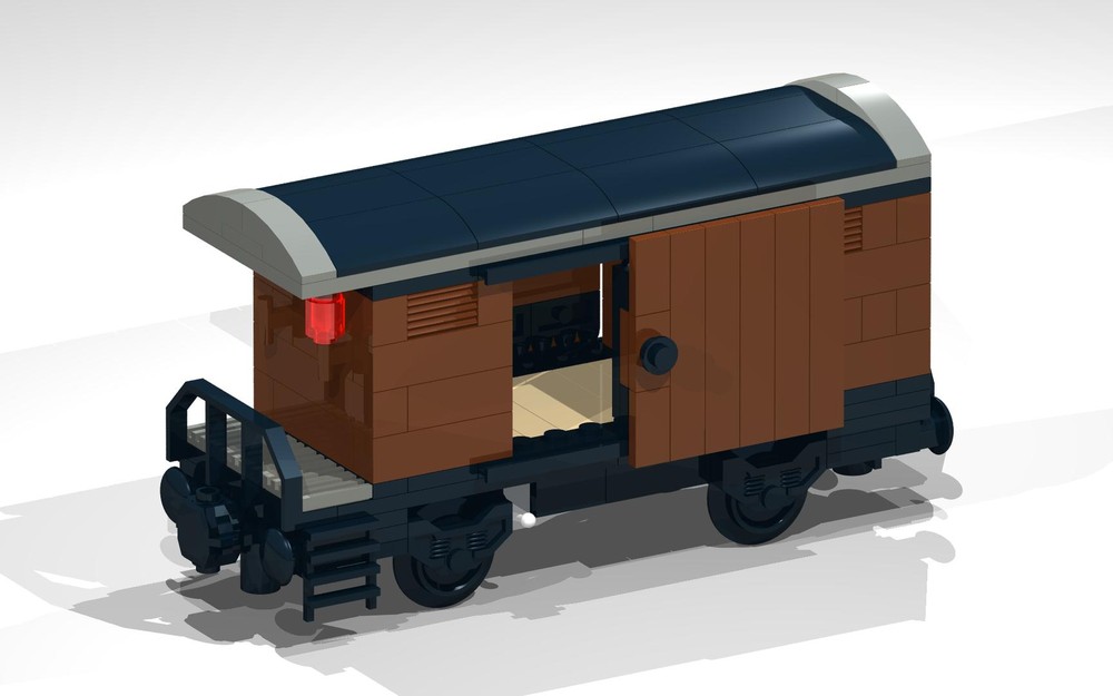 Lego 4-Wheel Box Wagon with Braker's Platform