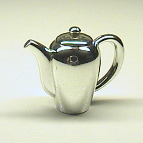 Lego Belville / Scala, Equipment Teapot / Chrome Silver