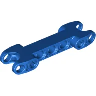 Technic Axle and Pin Connector 2 x 7 with Two Ball Joint Sockets / Blue