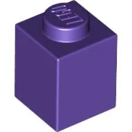 Brick 1 x 1 / Dark Purple