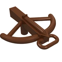 Weapon Crossbow and Bolt / Reddish Brown