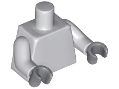 Torso Plain / Light Bluish Gray Arms / Dark Bluish Gray Hands