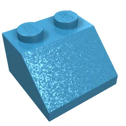 Brick Sloped 45° 2 x 2 / Maersk Blue