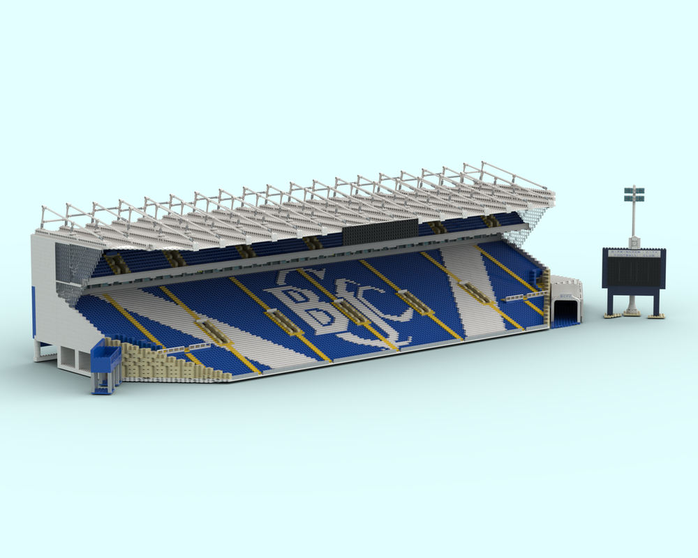 Lego Gil Merrick Stand Model from St Andrews @ Knighthead Park Stadium