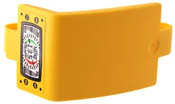 Technic, Panel Curved 3 x 5 x 3 with Black 'WIND', '13.5' and 'KTS APP' on White Screen, 4 Knobs Pattern (Sticker) - Set 42074