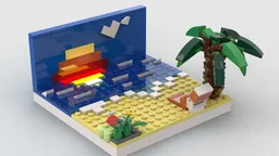 Sunset Beach Diorama
