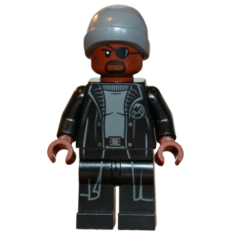 Lego Nick Fury with Beanie Hat