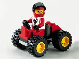 Red Four Wheel Driver