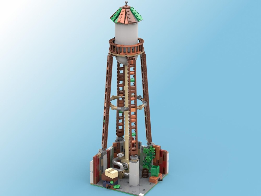 Lego Small Town Water Tower