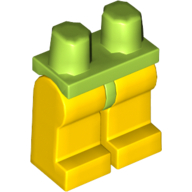 Lego Hips and Yellow Legs / Lime