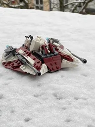 "Galactic Marine / Coruscant Guard T-47 Air Speeder" 75401 alternative build (MOC)