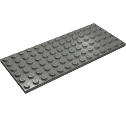 Plate 6 x 14 / Dark Bluish Gray