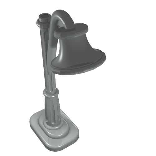 Lego Fabuland Lamp Post / Light Gray