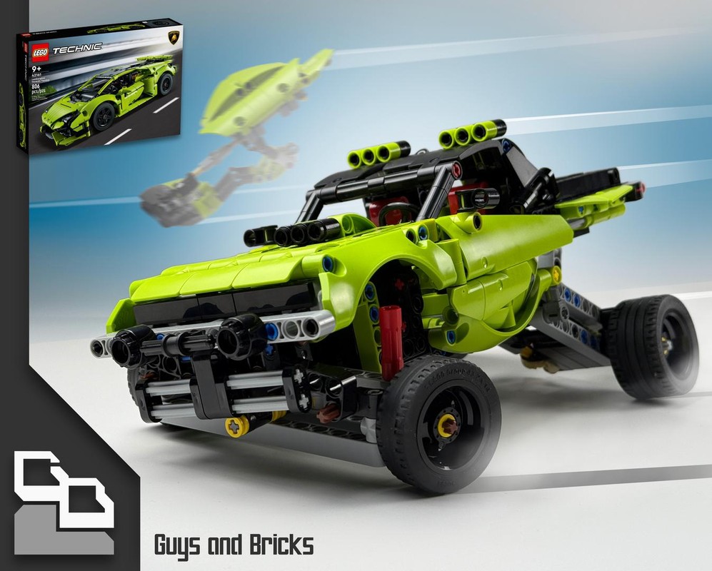 Lego Carver Pick-up Buggy and Surfer