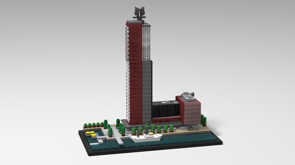 Lego Montevideo Skyscraper, Rotterdam, Netherlands